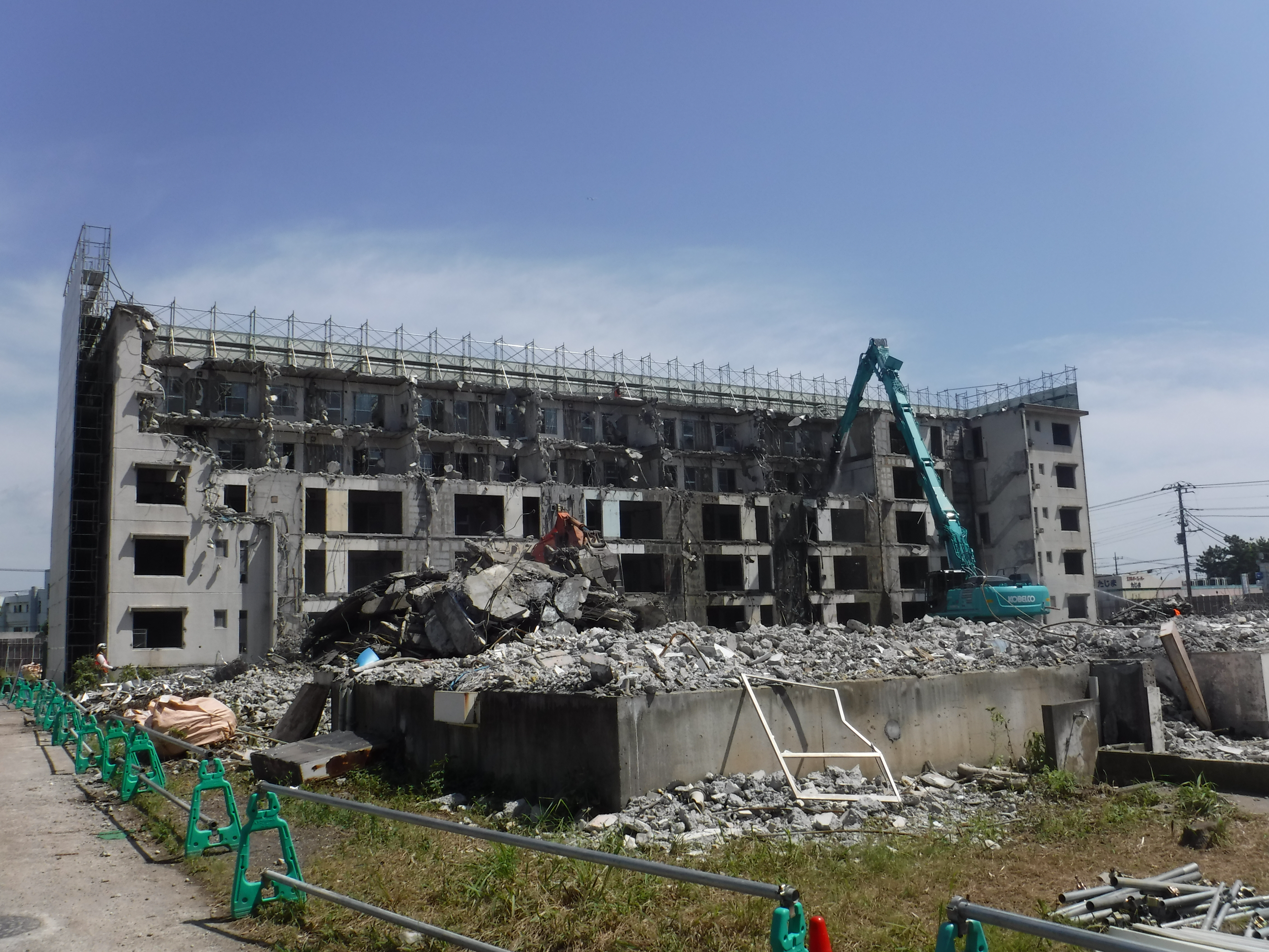 若潮ハイツ建替計画　解体工事（Ⅰ期工事）