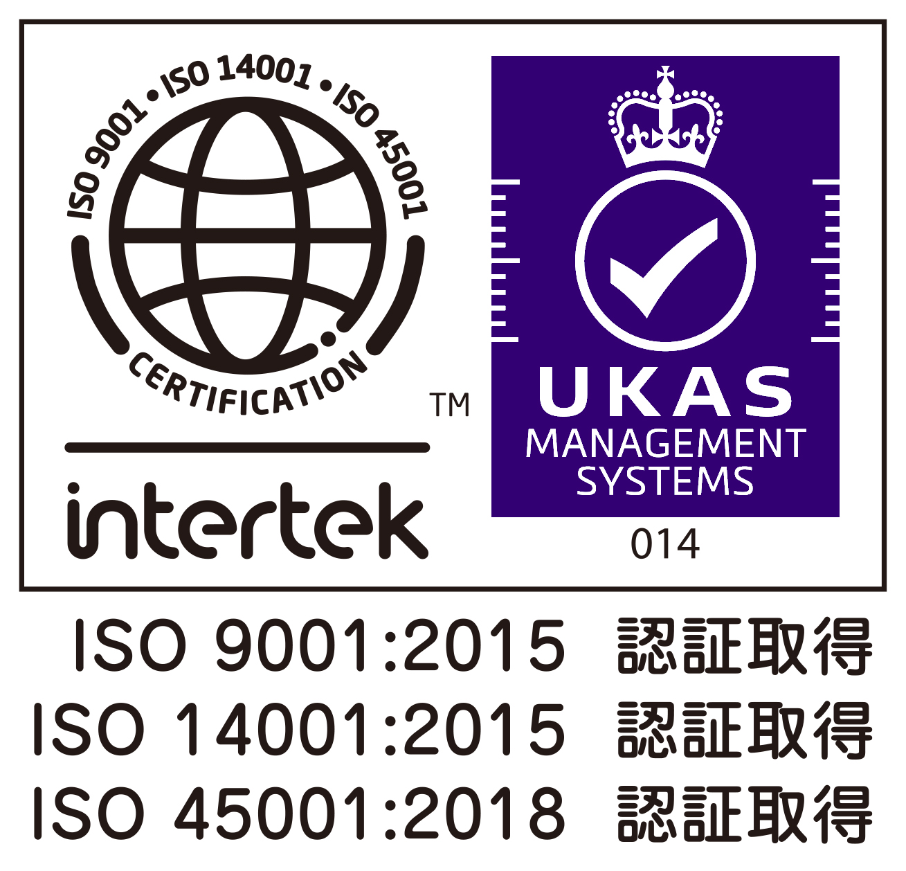 ISO9001, ISO14001